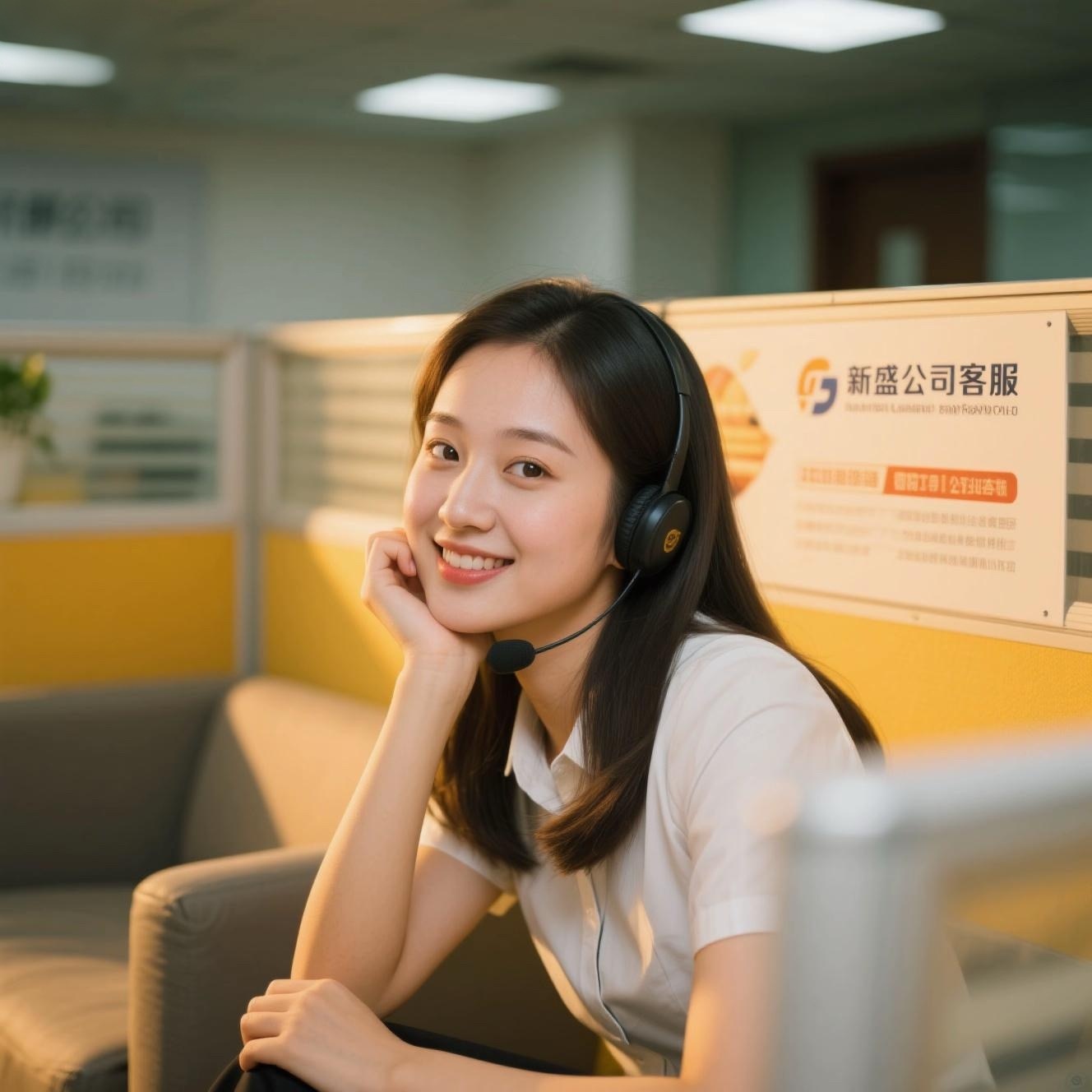 问题反馈客服场景示意